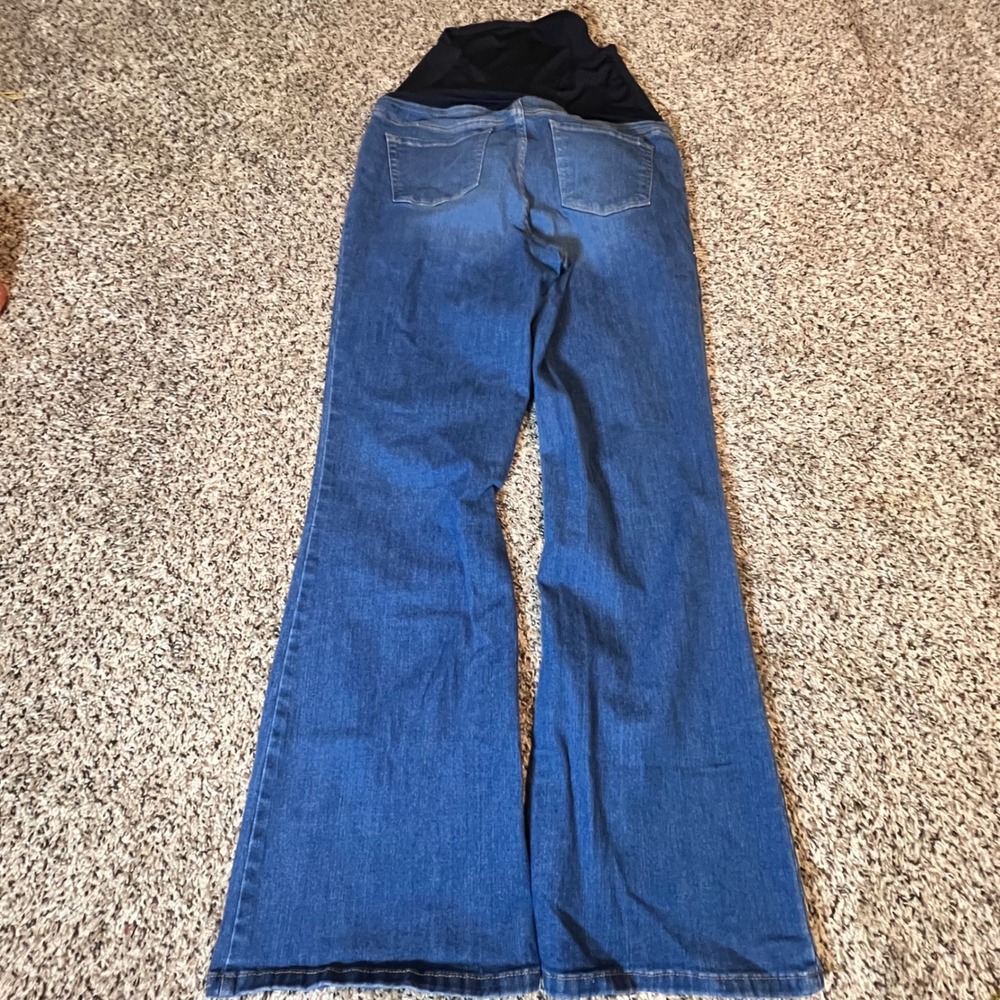 Isabel by Ingrid & Isabel Womens Maternity Skinny Jeans Dark Wash‎ Blue Size 14